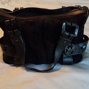 Black Suede Michael Kors Purse